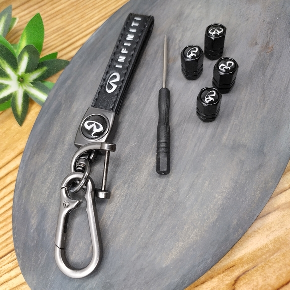 Infiniti Keychain And Valve Stem Caps - Picture 4 of 6